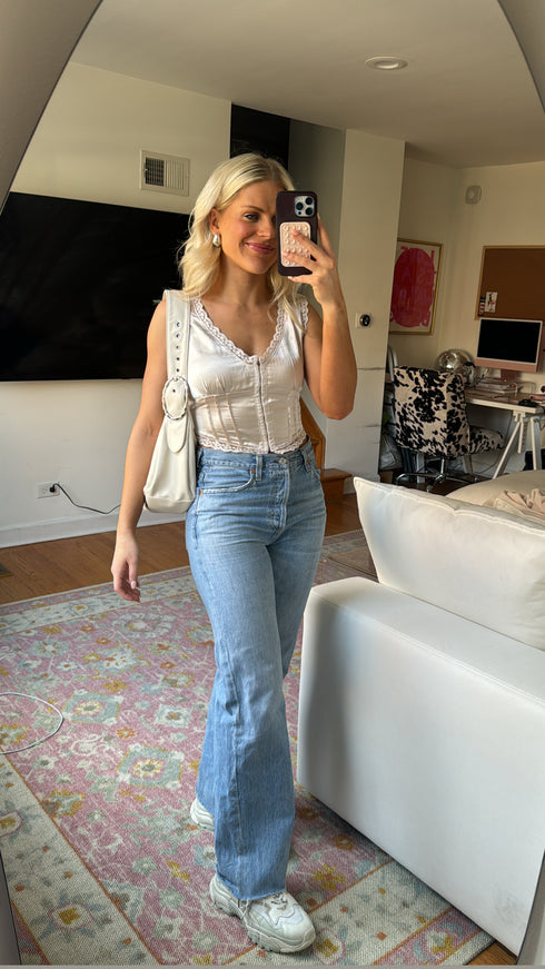 Satin Goddess Top
